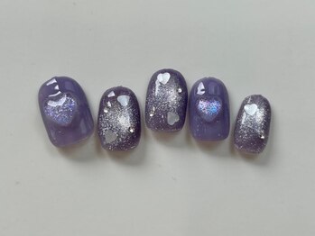 ネイルメゾン 天神店(NAIL MAISON)/マグネットハート ¥9000