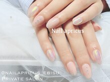ネイルアプリクス 恵比寿(Nail apricus EBISU)/持込◆オーロラネイル￥8790