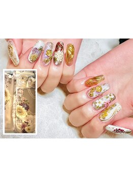 手描きアートが得意なサロン