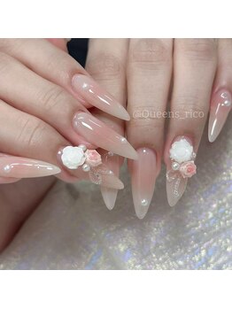 クイーンズビューティーサロン 歌舞伎町店(Queen's beauty salon)/チップ長さ出し10本やり放題