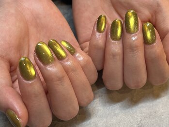 3月 マグネットネイル