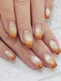 ちゅるん系マグネットネイル☆