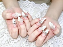 ナナネイル(Nana Nail)/韓国っぽ白ロング♪