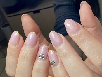 キャンアイドレッシー あびこ店(Can I Dressy)の写真/褒められオフィスネイル♪TPOに合わせた上品デザイン提案×丁寧なケアで、日常に溶け込む上質な手元に