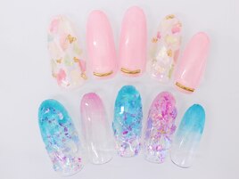 シェル　南国ネイル