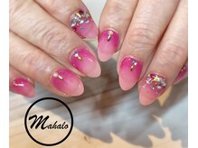 マハロネイル(Mahalo Nail)/キラキラストーンネイル