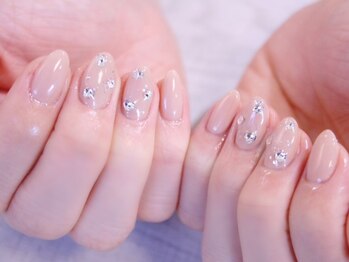 ラルネイル 大宮(Lull. nail)/＊ヌーディー＊ワンカラー＊