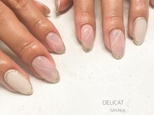 デリカ 溝の口店(DELICAT)/大理石柄ネイル