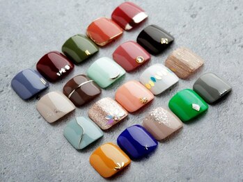 FOOTカラー×ワンポイント