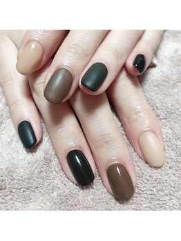 ラテグラデーションワンカラー