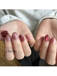 ピンクニュアンスネイル