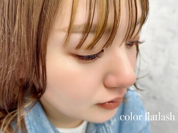 クプアイラッシュ 新宿店(qup eyelash)/カラーフラットラッシュ