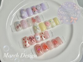 NEW☆季節定額コース3月アート