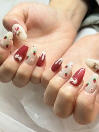 いちごネイル