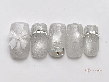 ネイルメゾン 池袋店(NAIL MAISON)/ちゅるちゅるマグリボン￥7800
