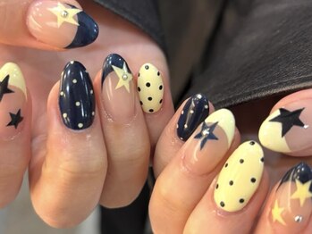 ゆびノさき イバラキシ(ibarakishi)/星ネイル