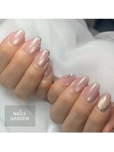 ネイルズガーデン(NAILS GARDEN)/マグネットビジューネイル