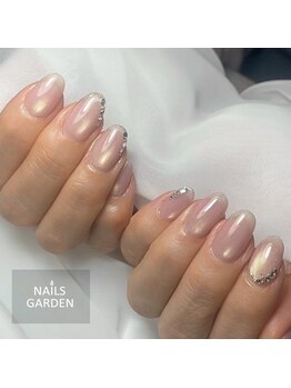 ネイルズガーデン(NAILS GARDEN)/マグネットビジューネイル