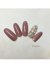 フォルチェ 神辺店(Folche)/敷きつめネイル