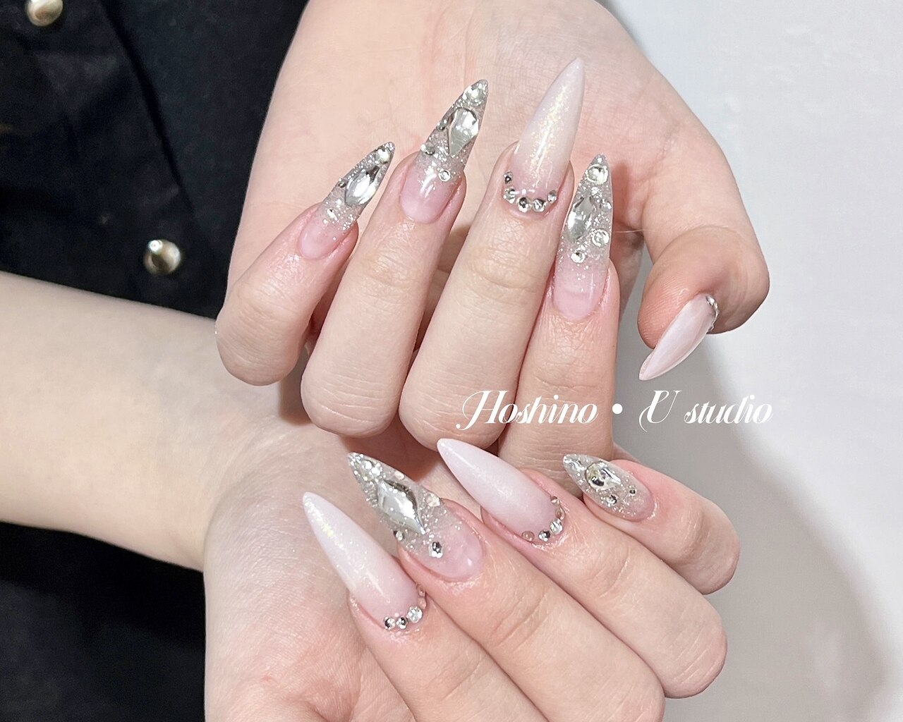 ネイルチップ 成人式 派手ネイル トカゲネイル ロングネイル ギャル