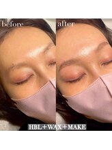 サン ヘアーアンドメイク(Sa N.HAIR&MAKE)/HBL＋WAX＋MAKE