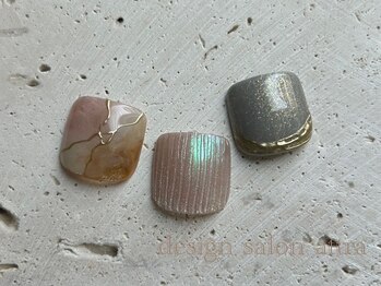 ネイルサロン アトラ(design salon attra)/フットネイル親指アート9900円