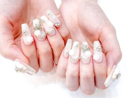 長さ出しジェル★ハートネイル