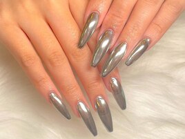 ミラーネイル/シルバー/スカルプ