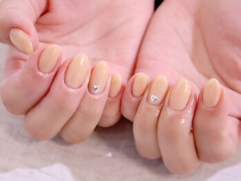 ラルネイル 大宮(Lull. nail)/*ハートスタッズ*ワンカラー*