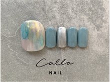 カラネイル 南森町店(calla nail)/フット水彩アート