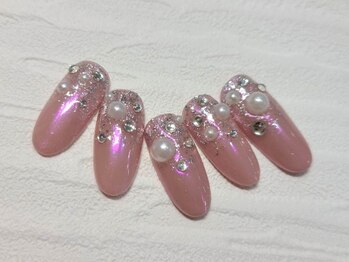 ビーケア 自由が丘店(B.care)/ミラー&ストーンネイル¥7480