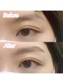 エマ 阿佐ヶ谷(EmmA)&nbsp;ハリウッドブロウ＋パーマのメニューもございます