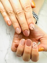 チヒロネイル/シンプル優しい色合いのネイル