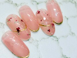 押し花ネイル