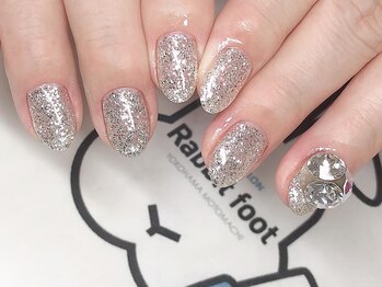 ネイルサロン ラビットフット(Rabbit foot)/シルバー3000円☆ストーン別料金