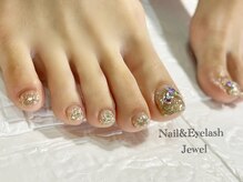 ジュウェル 宜野湾店(Nail Salon Jewel)/キラキラフットネイル