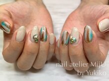 ネイル アトリエ ミジュ(nail atelier MijU)/ターコイズ