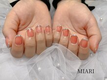 ミアリ(MIARI)/ガラスフレンチネイル