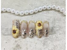 ネイル ユナ(nail YUNA)/ひまわりアートネイル