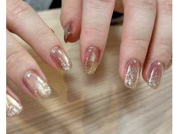 ワナ(WANNA)/ミルクマグにギャリッターグラデ