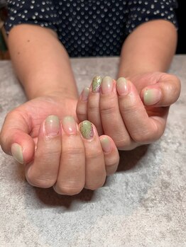 ヒミツキチ 恵比寿店(himitsukichi)/推し氏お着物柄ネイル