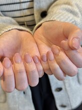 エン(enn)/pink gradation nail