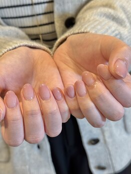 エン(enn)/pink gradation nail