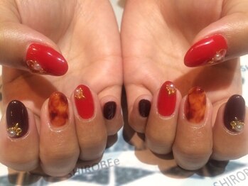 トータルサロン 白べぇーっ プラス/べっ甲ネイル♪