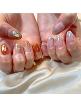 キュアーズ ネイル(CURES NAIL)/ニュアンス×ユニコーン