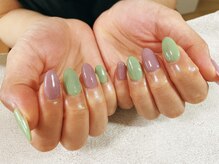 モグネイル(Mogunail)/ワンカラー　秋ネイル