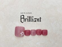 ネイルアンドまつげエクステのお店 ブリリアント 草加(Brilliant)/Foot 　定額9900円コース