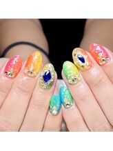 ソラール(SOLAR)/カラフル夏ネイル☆