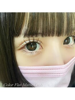 ローリーアイ 原宿/フラットマットラッシュカラー