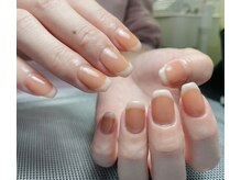 メオネイル(MEO NAIL)/ナチュラル細フレンチ